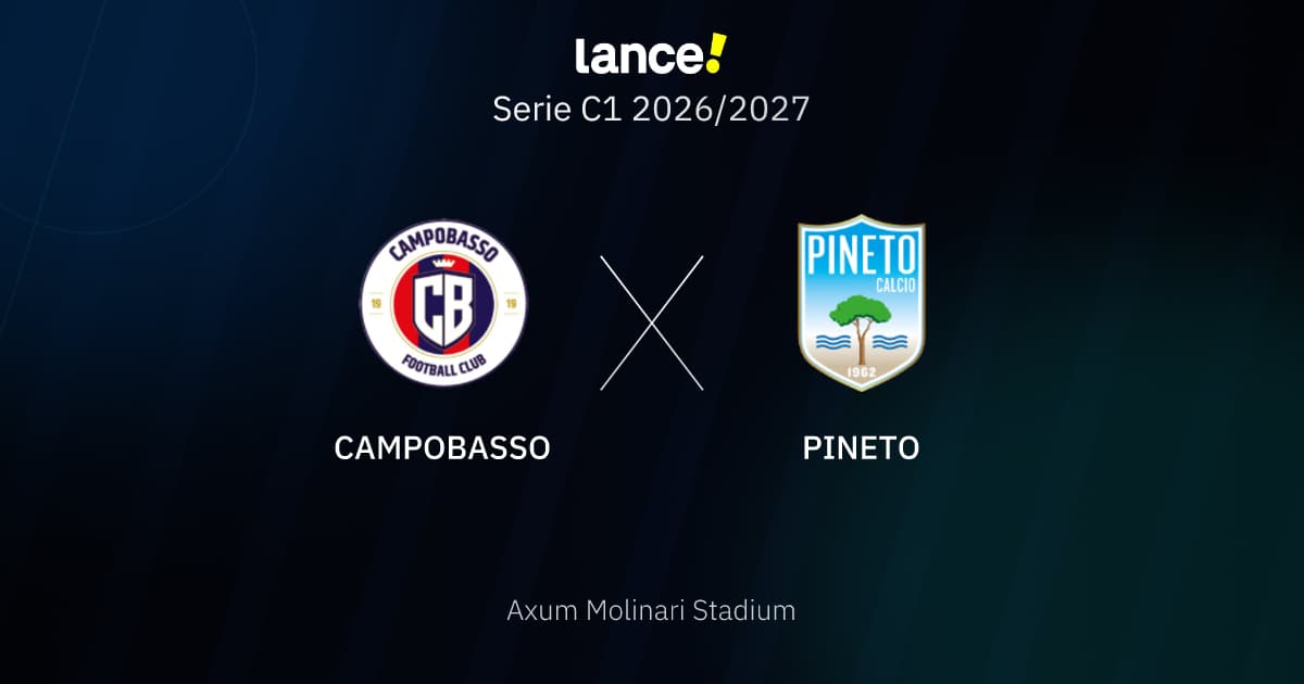 Campobasso e Pineto se enfrentam: saiba onde assistir e detalhes do jogo