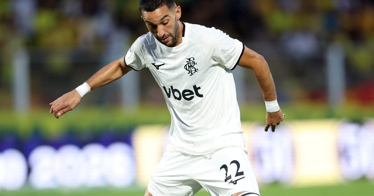 Ziyech reage a estreia pelo Botafogo com sentimento de frustração após derrota