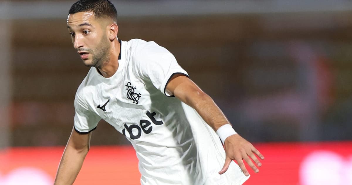 Hakim Ziyech chama atenção nas redes após partida entre Mirassol e Botafogo