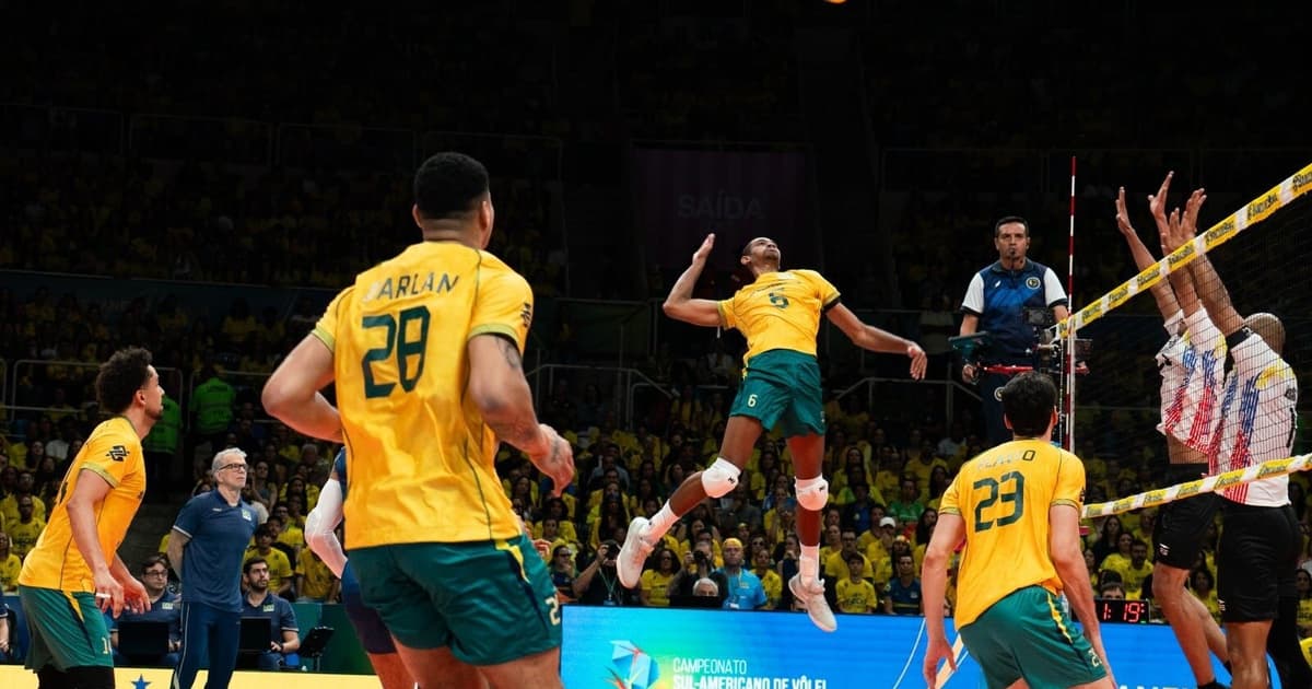 Brasil e Argentina fazem duelo decisivo no Sul-Americano de Vôlei