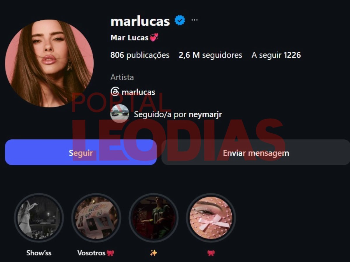 Neymar segue influenciadora ligada a Vinícius Júnior