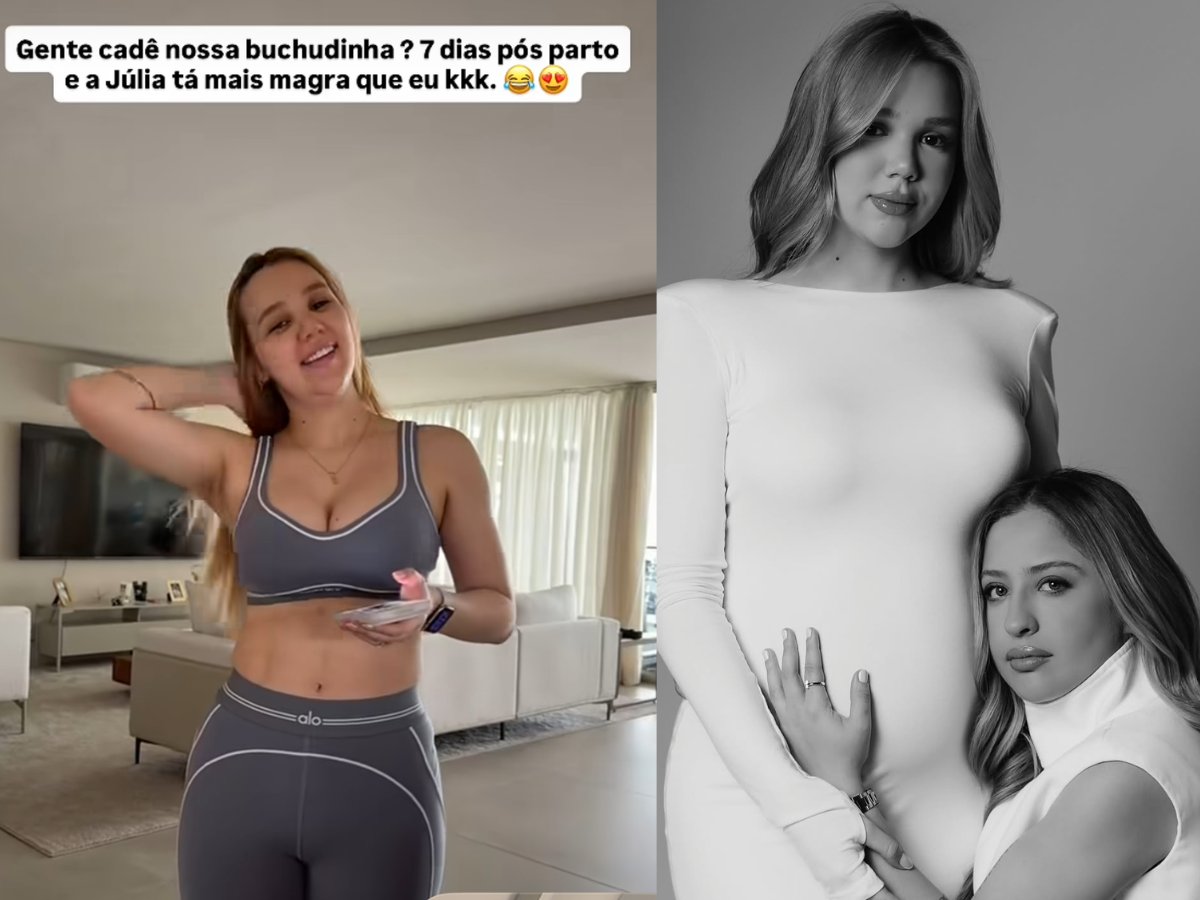 Mari Fernandez Elogia Corpo da Esposa Uma Semana Após o Parto