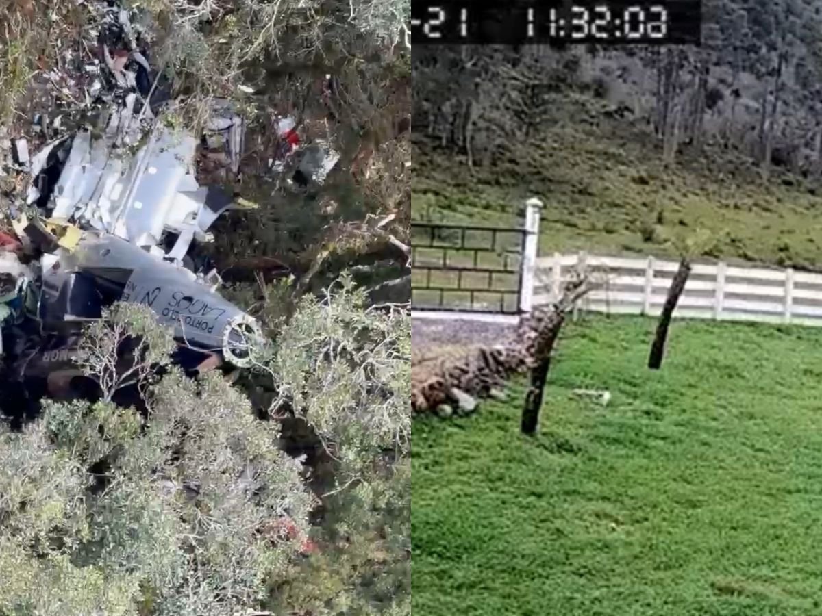Câmera em chácara capta som da queda do helicóptero de Rick Sollo e mais quatro vítimas
