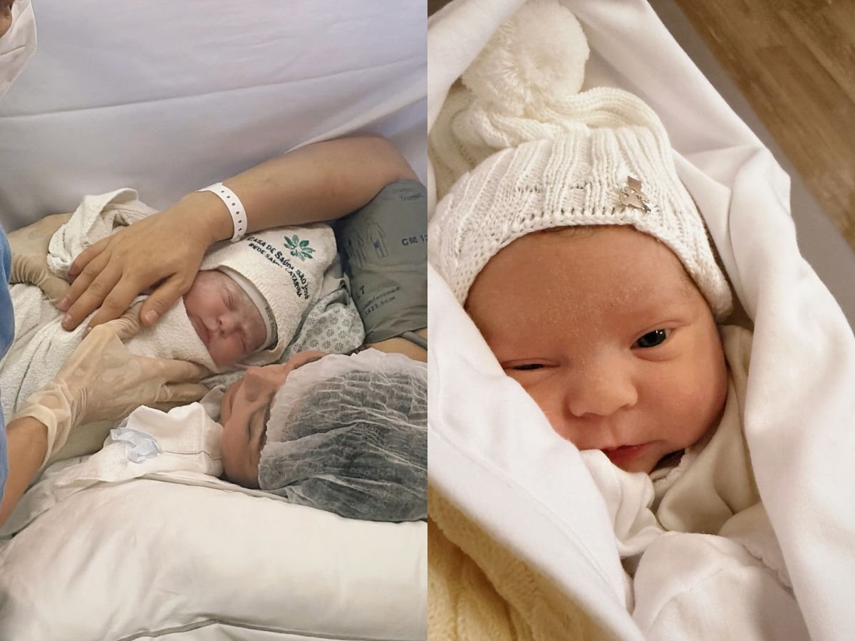 Simone Poncio celebra nascimento de filha aos 50 anos enquanto marido enfrenta prisão