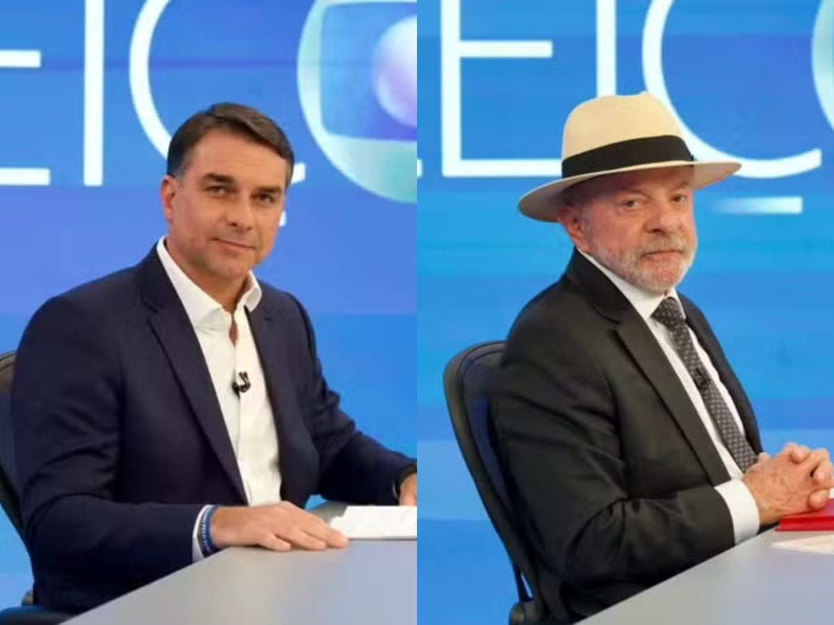 Pesquisa aponta Flávio Bolsonaro à frente de Lula