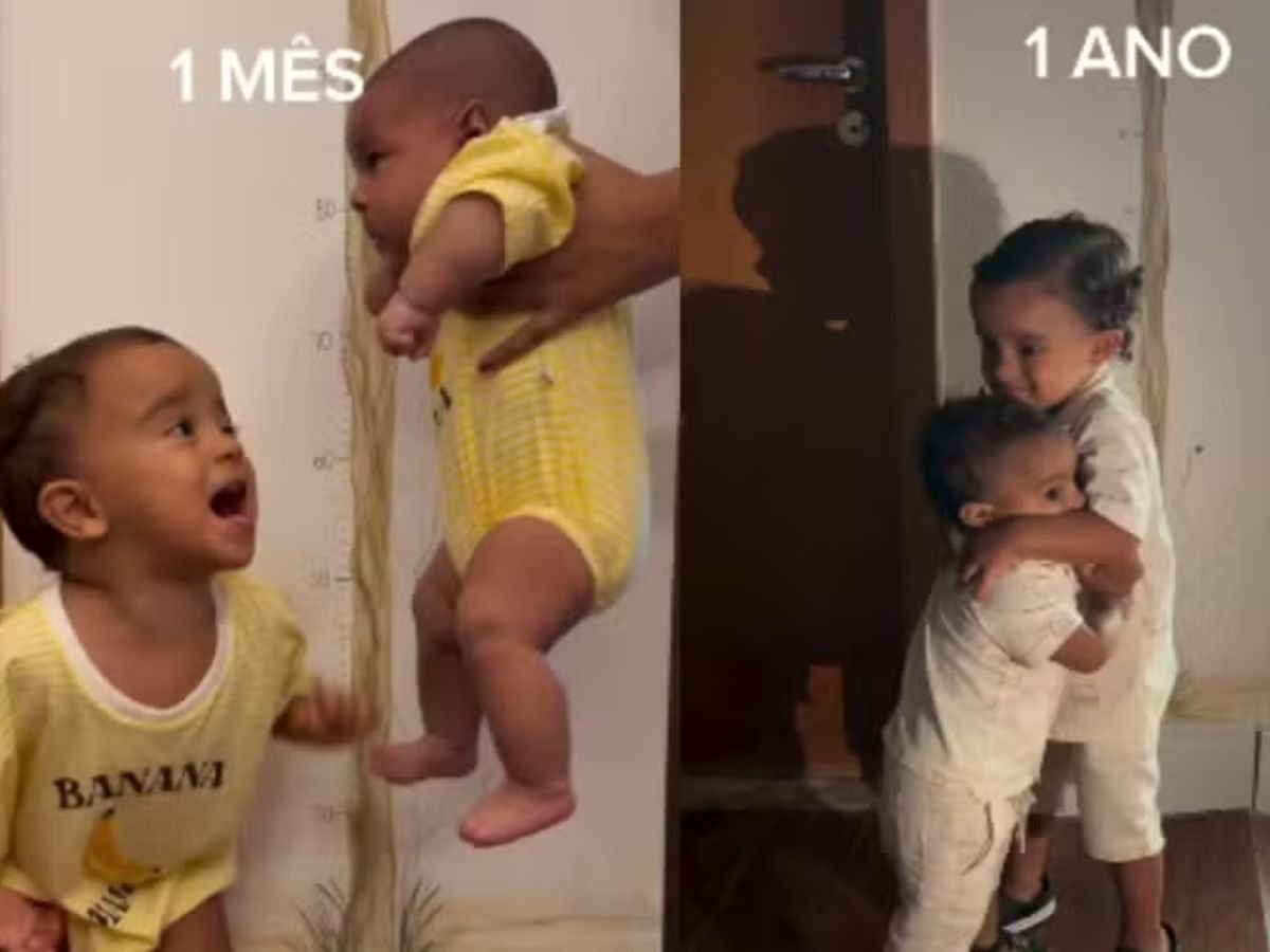 Ary Mirelle compartilha tocante vídeo sobre o crescimento dos filhos com João Gomes