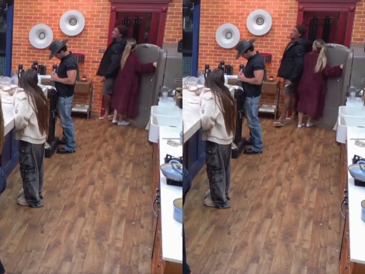 Ana Bruna e Murilo se desentendem na cozinha de 'A Fazenda'