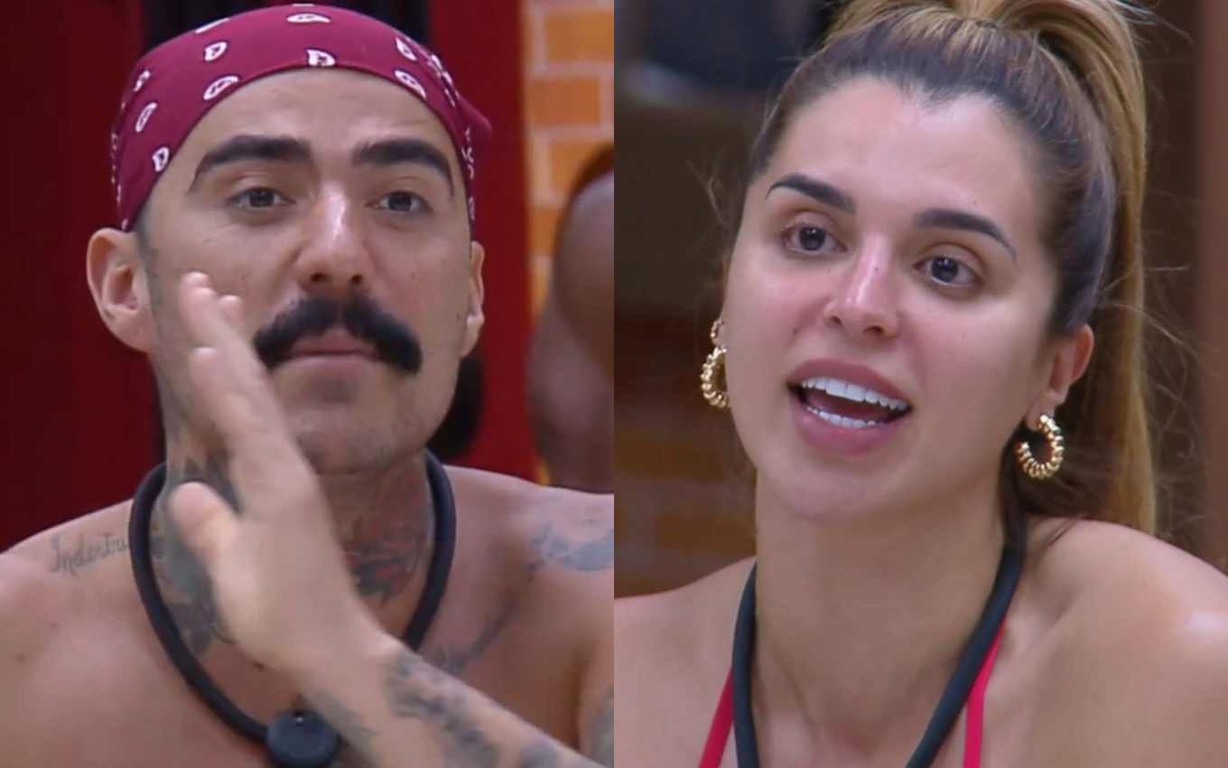 Confusão em A Fazenda: Mônica e Mayk se desentendem por toalha