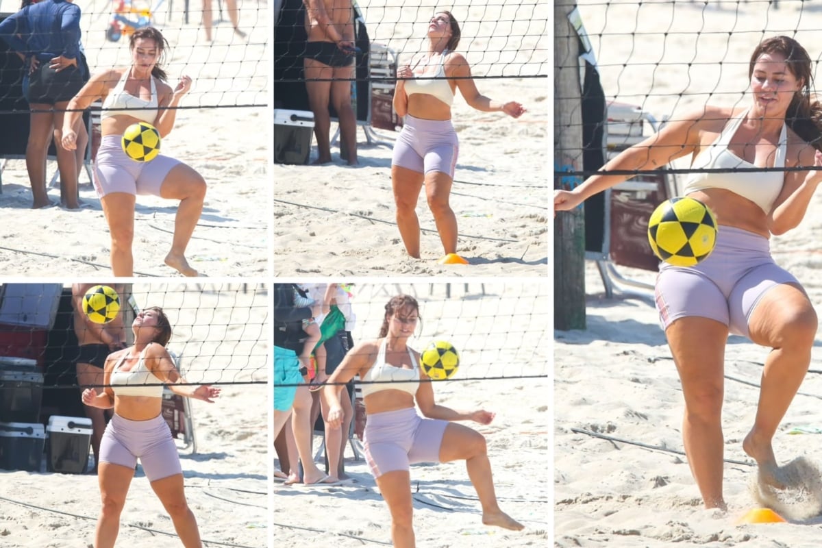 Paolla Oliveira brilha no futevôlei e se prepara para brilhar como rainha da Imperatriz