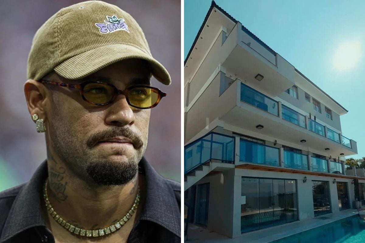 Neymar e seus novos vizinhos: Mansão de R$ 12,5 milhões em Santos
